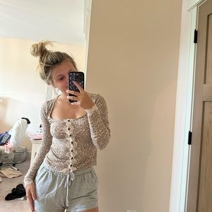 Free people lounge top